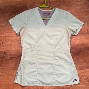 Grey’s Anatomy Barco light blue Scrub Top.